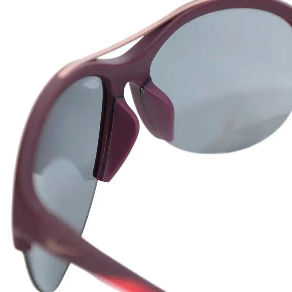 Nike Flex Momentum Semi-Rim Sunglasses - Matte Night Maroon/Gunmetal Flash - NWT